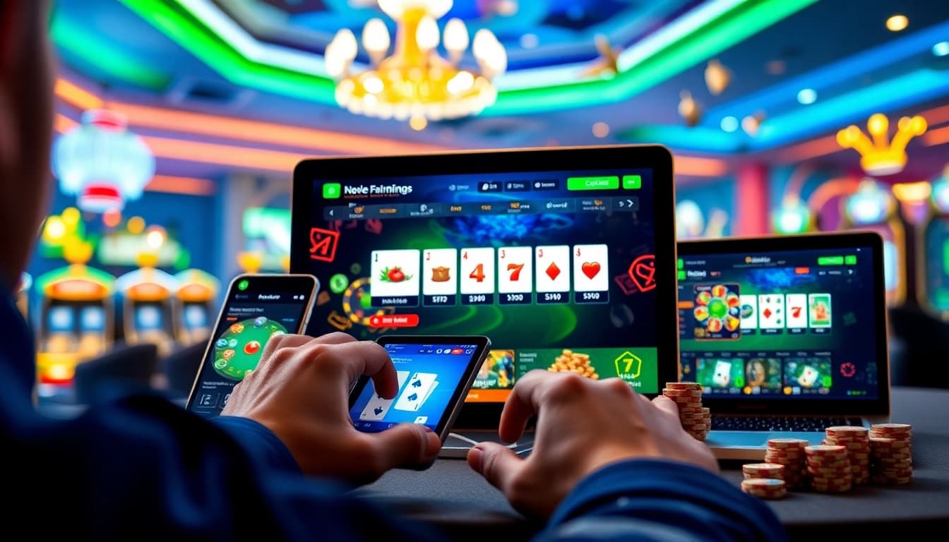 Tải game Nhatvip chính thức with an engaging online gaming platform, showcasing vibrant card games and user-friendly design.
