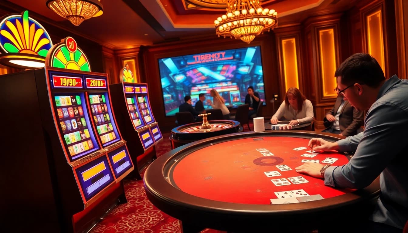 Experience the thrilling world of gambling at https://rr88c.mobi/ with vibrant casino scenes and exciting players.
