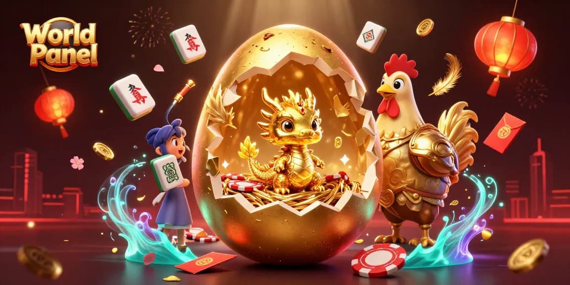 Engage with World Smm Panel and watch the golden dragon rise amidst poker chips and vibrant colors.