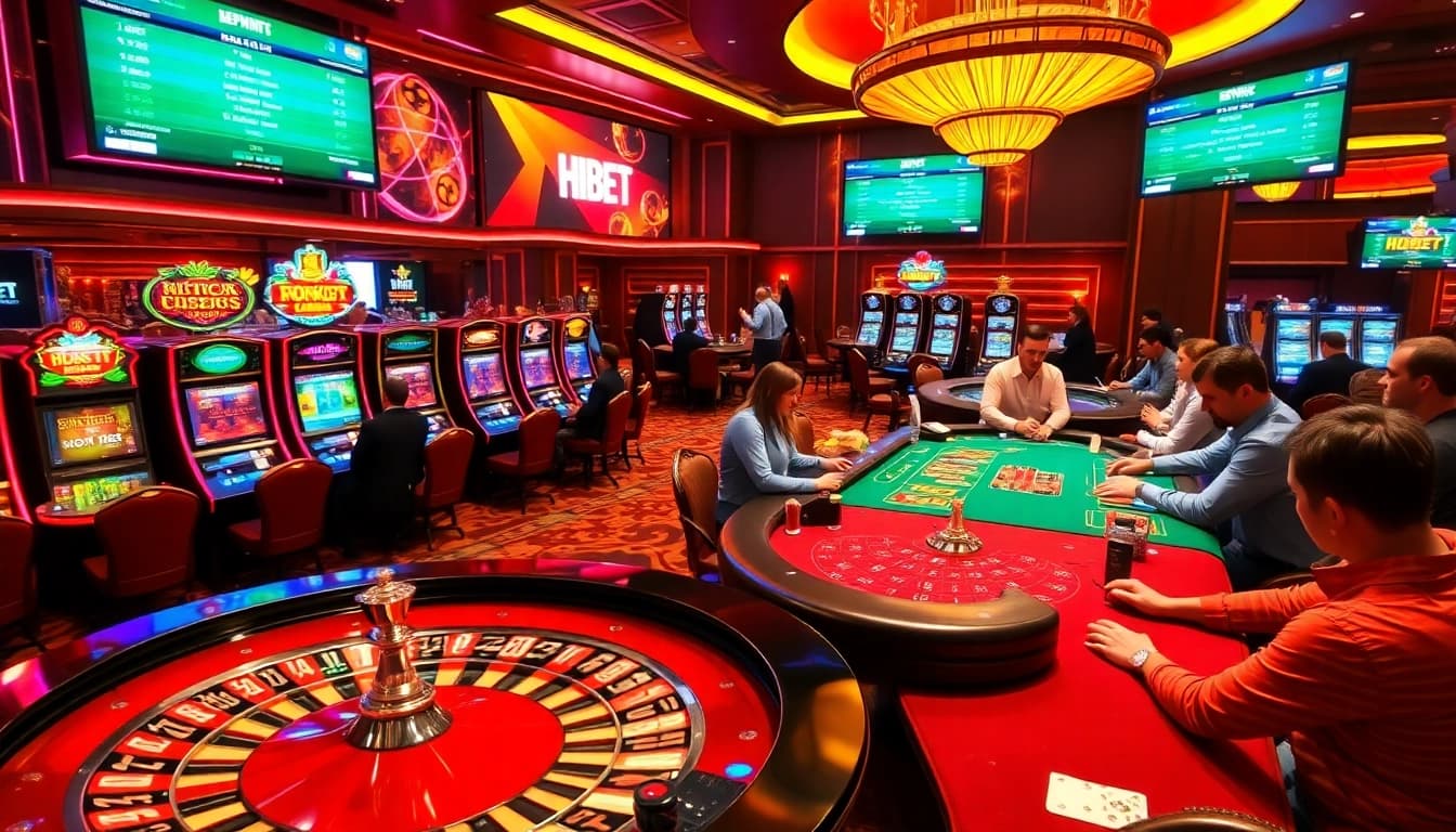 Experience the thrill of gambling at hbbet5.art with vibrant tables and exciting gameplay.