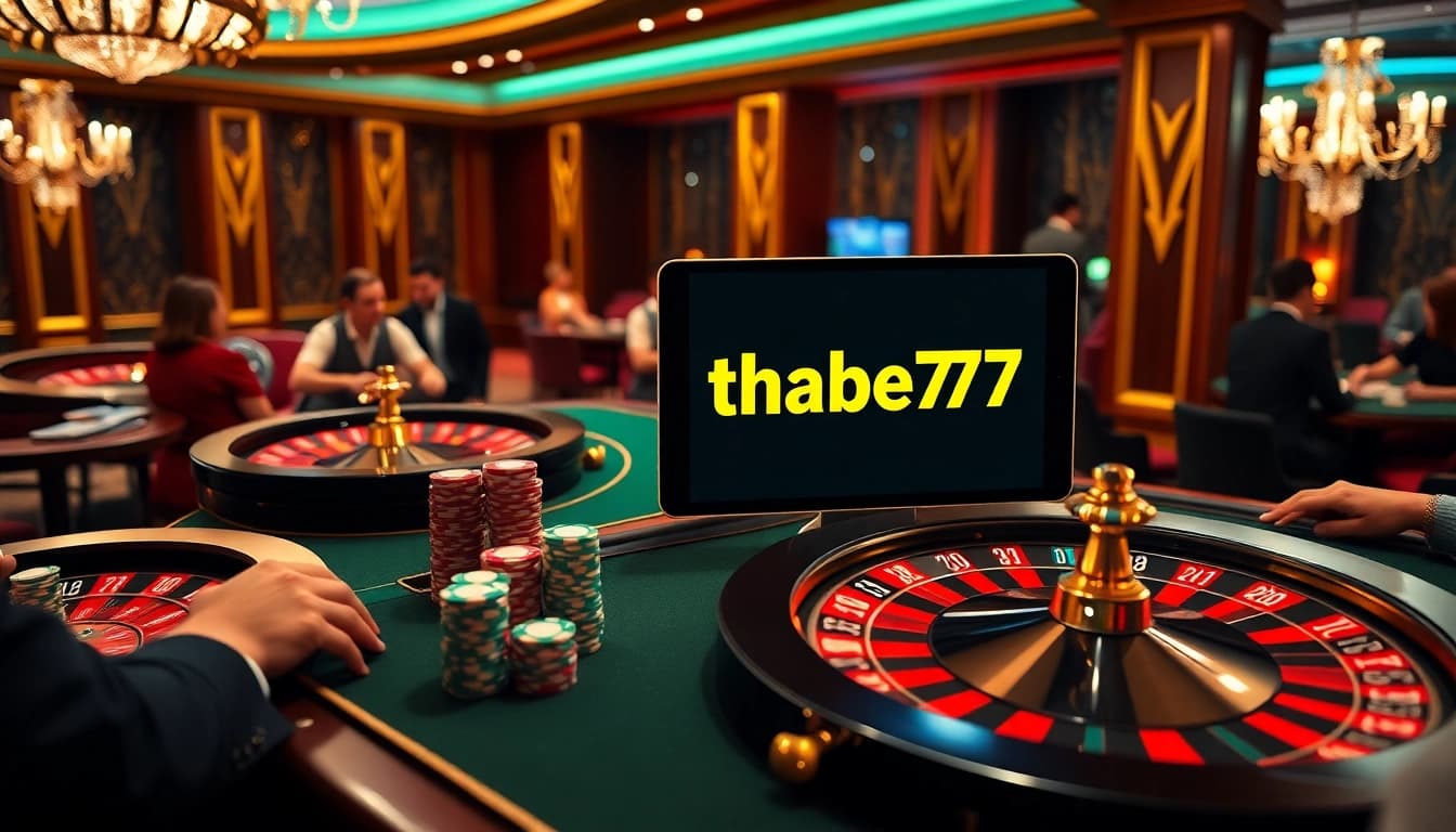 Experience the excitement of winning at thabet77.sa.com with vibrant casino games and dynamic visuals.