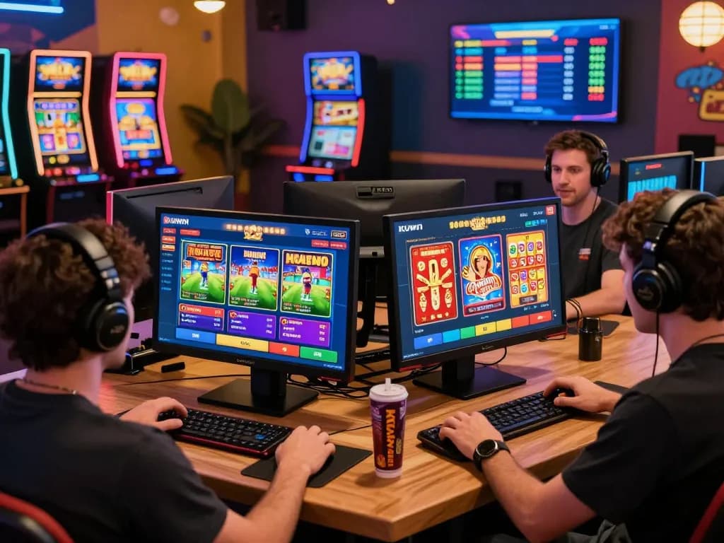 kuwin vibrant online gaming experience showcasing players enjoying betting options
