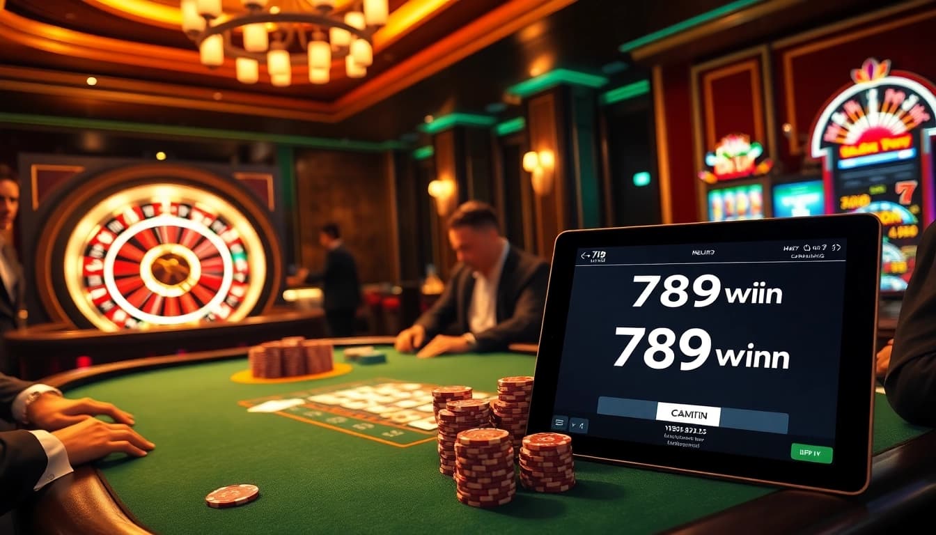 Exciting casino action highlighting the website https://789win2.us.com/ with luxurious poker game atmosphere.