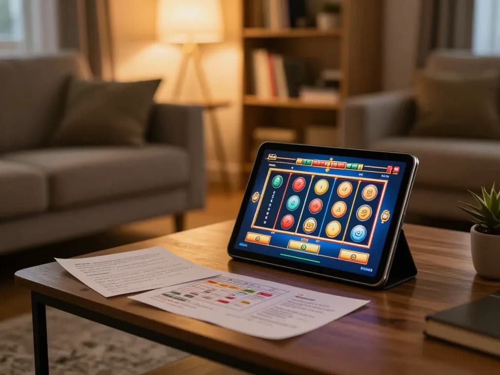 DASI4D link alternatif digunakan oleh seorang pemain yang terlibat dalam permainan slot online di rumah.