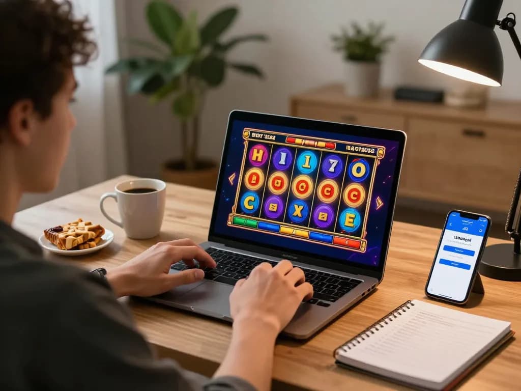 Engage in thrilling slots gameplay with upintogel login at home, showcasing strategic bankroll management.