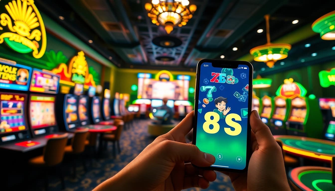Discover the excitement of 8s gaming with a vibrant online casino scene, showcasing diverse games and a user-friendly interface.