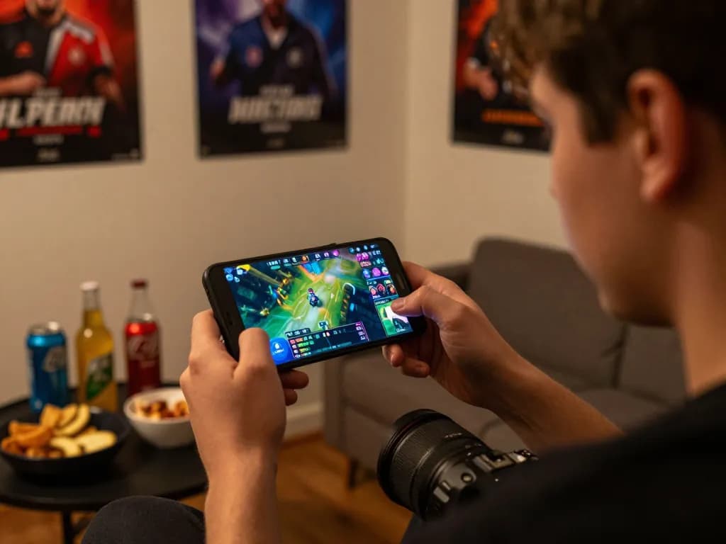 Engaging in esport betting Singapore through mobile device while enjoying a thrilling Dota 2 match