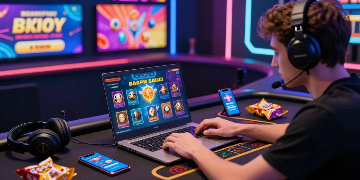 Exciting gaming setup with OPEN88 COM app and live dealer interaction