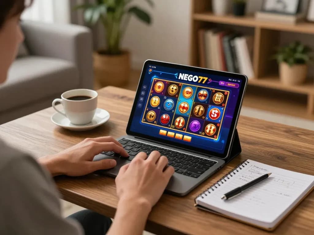 Engaging gameplay on NEGO77 online casino platform with vibrant slot games.