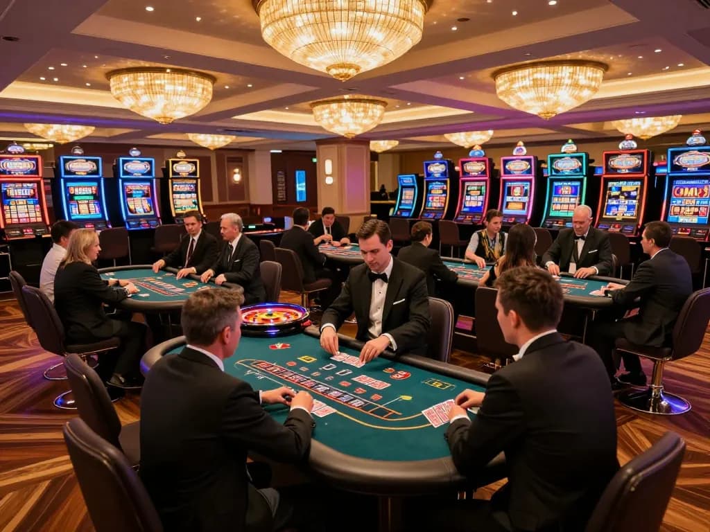 Players enjoying a thrilling game experience at tg88 casino, surrounded by vibrant atmosphere and exciting gameplay.