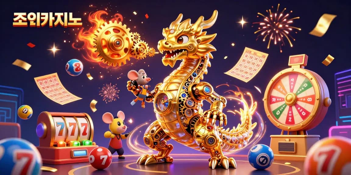 Join the action at 조이카지노 with vibrant elements of slots and lottery delighting players.