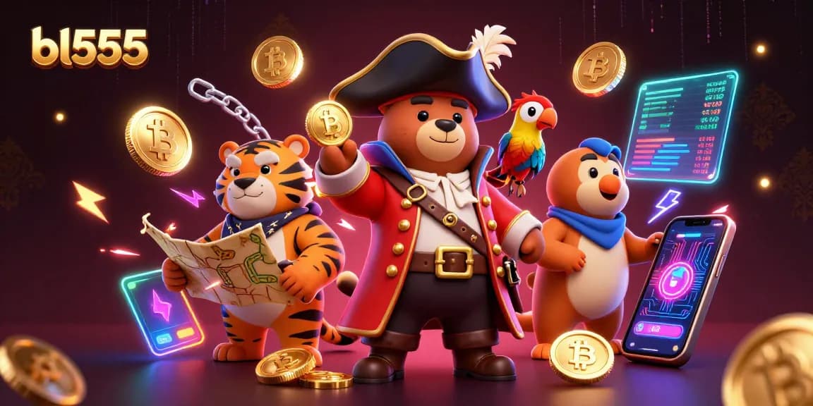 Engage in thrilling gameplay at bl555 with a colorful 3D pirate adventure theme.
