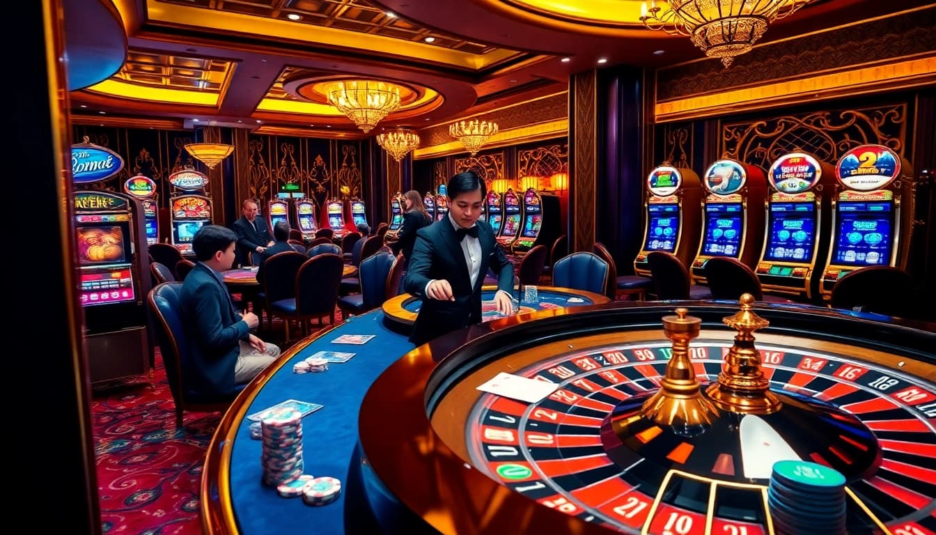 Experience the thrill of 6FF with dynamic casino games and vibrant gambling elements.