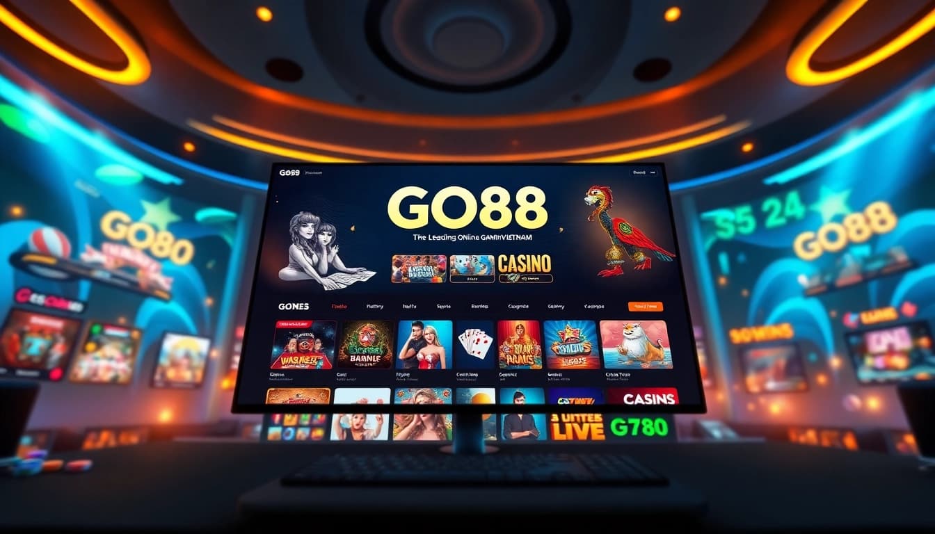 Experience the thrilling gaming atmosphere of GO88 with an inviting online interface.
