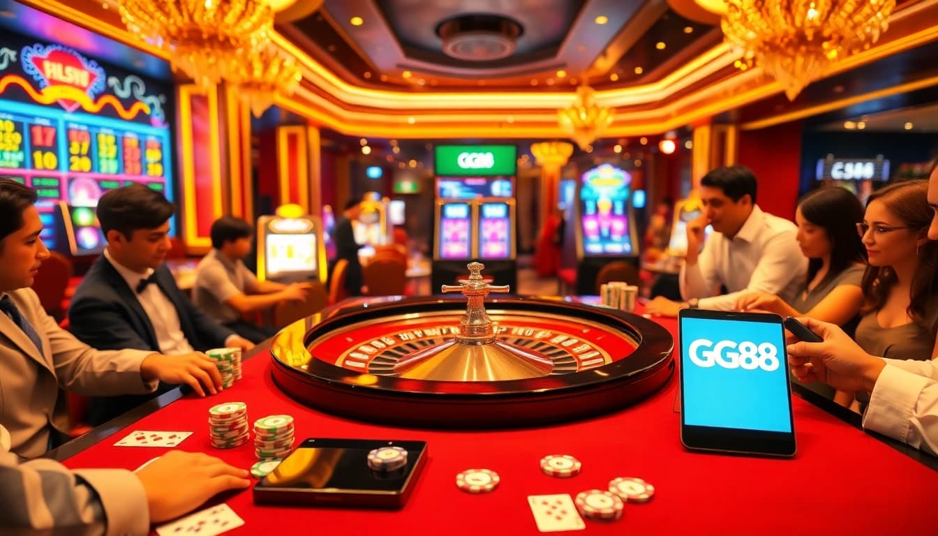 Experience the thrill of gambling at https://gg88.black/, featuring vibrant roulette action and poker chips.