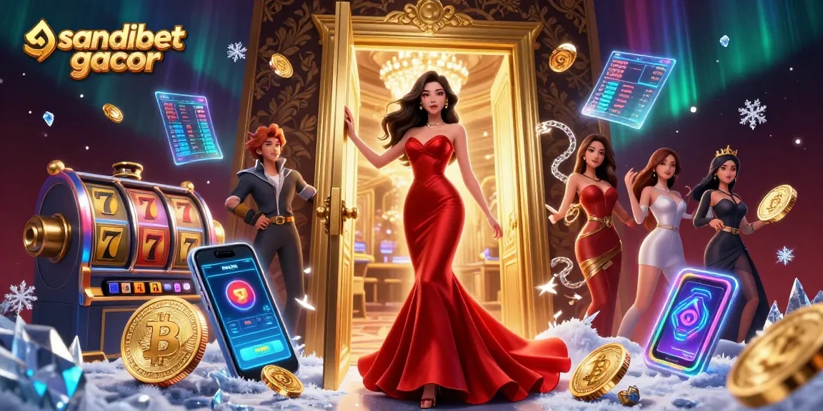Rasakan sandibet gacor dengan aksi slot yang hidup dan suasana kasino mewah dalam ilustrasi 3D yang menakjubkan ini.