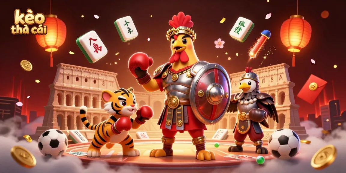 Embrace the excitement of kèo nhà cái with this vibrant 3D sports betting scene featuring engaging characters and dynamic game elements.