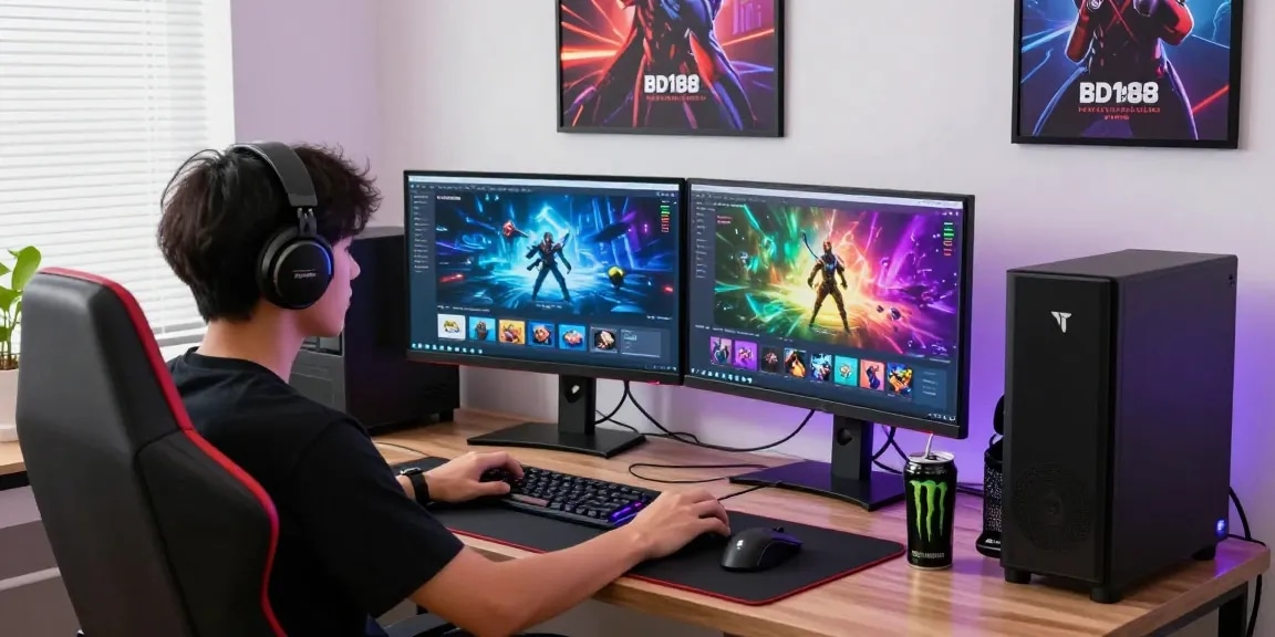 Mga gumagamit ng bd188 na nag-eenjoy sa kanilang karanasan sa paglalaro sa isang modernong setup