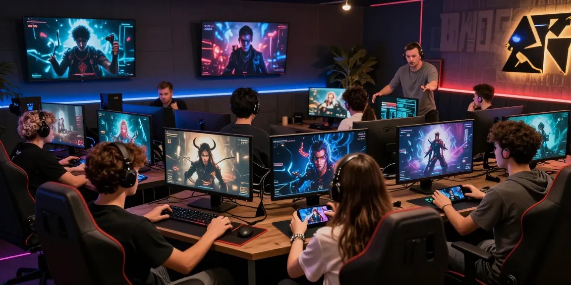 Immersive gaming scene showcasing mind control porn themes with diverse characters and interactive gameplay.
