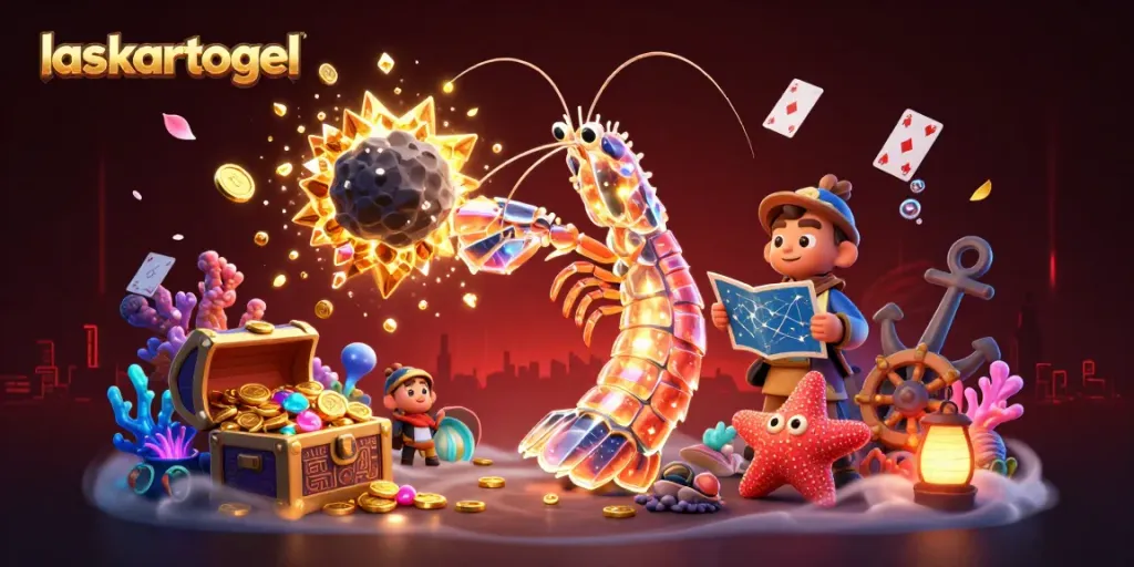 Experience winning thrills with laskartogel in a vibrant, immersive casino-inspired scene.