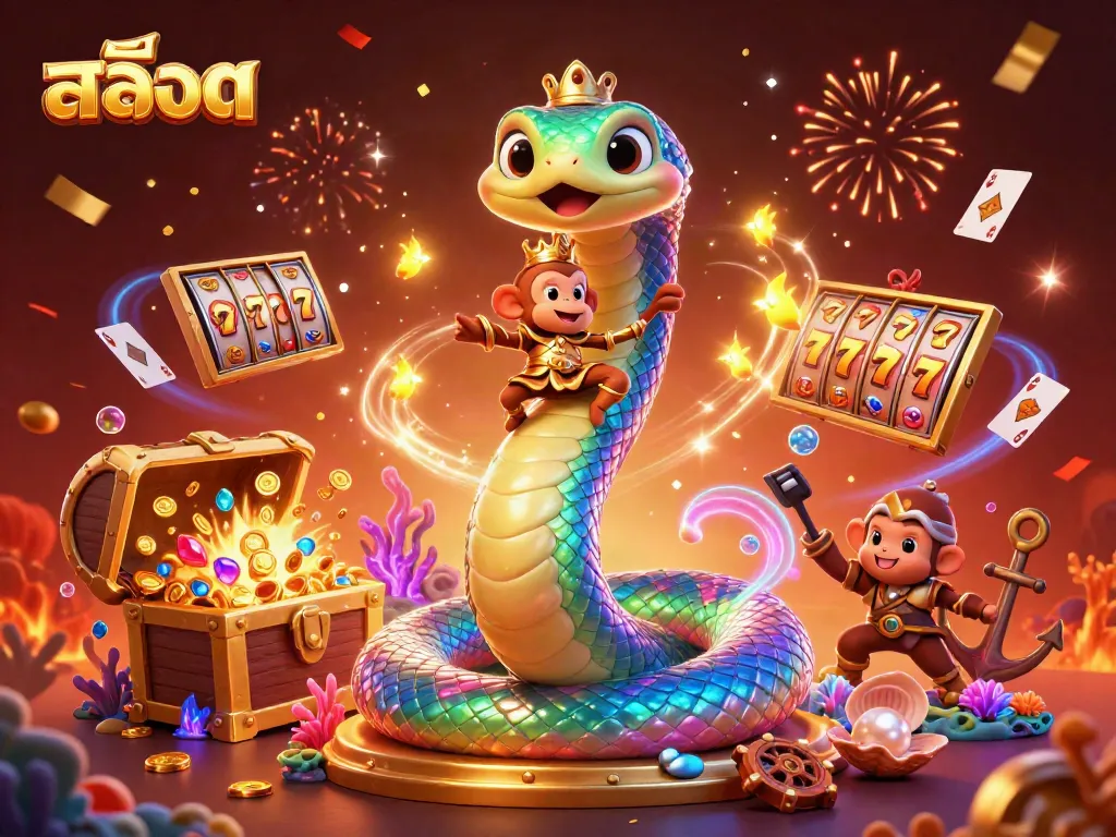 การเล่น สล็อต สุดตื่นเต้น เมื่อมังกรสายรุ้งและราชาเจ้าลิงกำลังดึงดูดโชคด้วยความสนุกสนาน