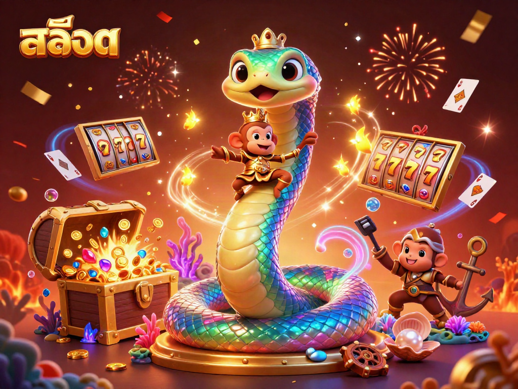 การเล่น สล็อต สุดตื่นเต้น เมื่อมังกรสายรุ้งและราชาเจ้าลิงกำลังดึงดูดโชคด้วยความสนุกสนาน