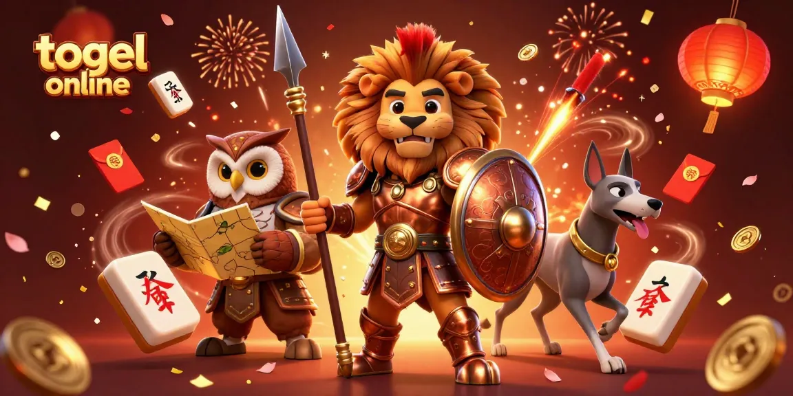 Engage with togel online festivities amidst vibrant 3D cartoon elements and dynamic characters.