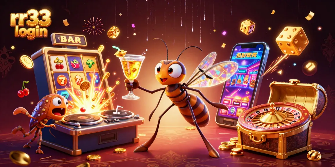 Experience the thrill of rr33 login with dynamic casino elements and vibrant characters.