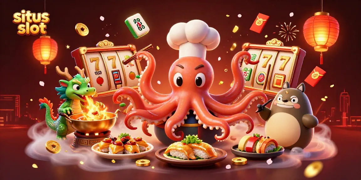 Mengalami situs slot dengan karakter kasino 3D unik dan simbol keberuntungan.