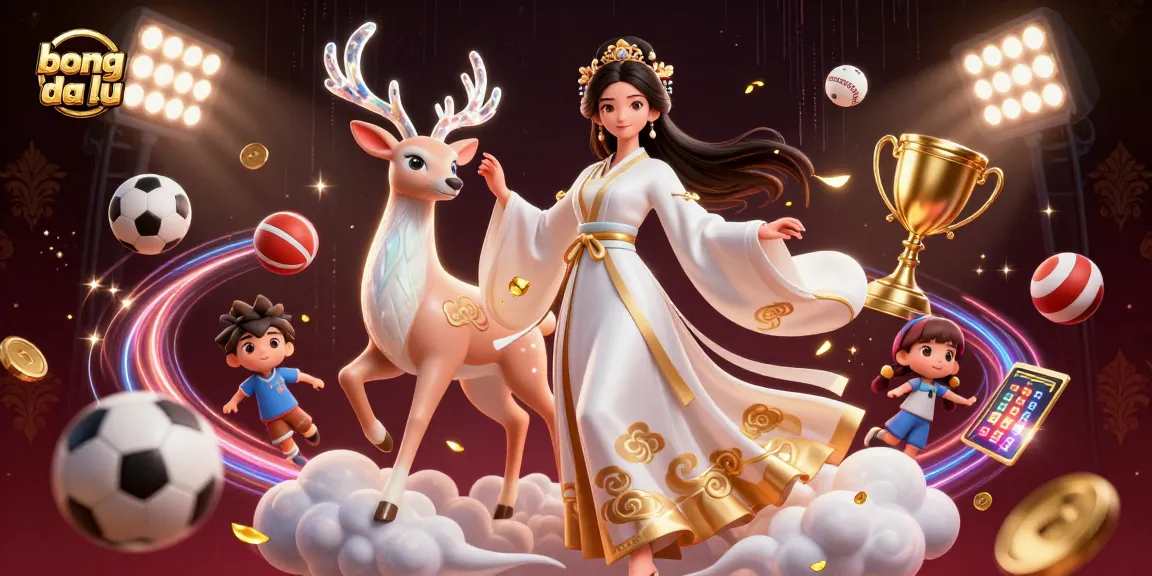 Bet on bong da lu with real-time updates and dynamic sports elements in a vibrant illustration