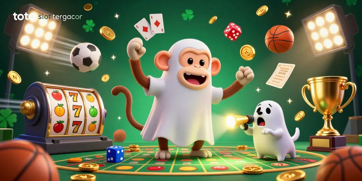 Experience the excitement of toto slot tergacor with vibrant casino elements and playful characters in action.