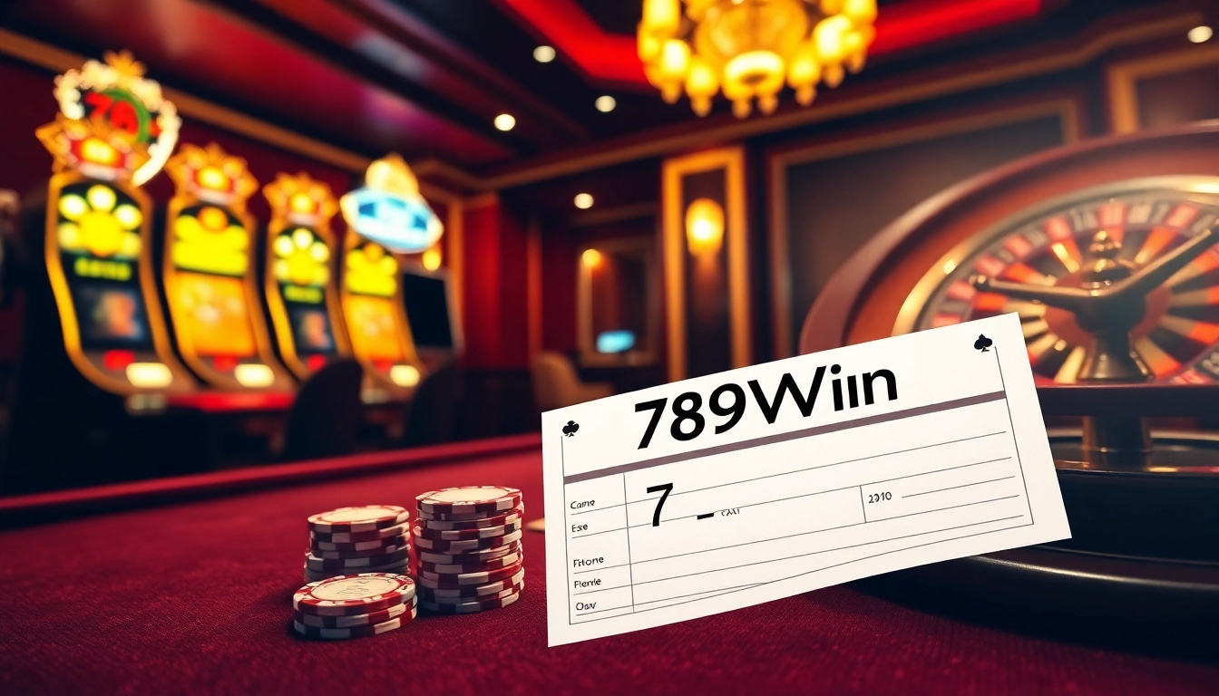 Experience the thrill of winning with link 789Win at a luxurious casino table.