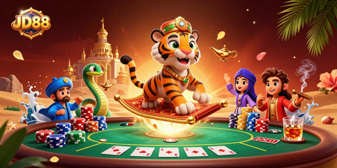 Experience thrilling gameplay at JD88 with vibrant casino elements and immersive characters.