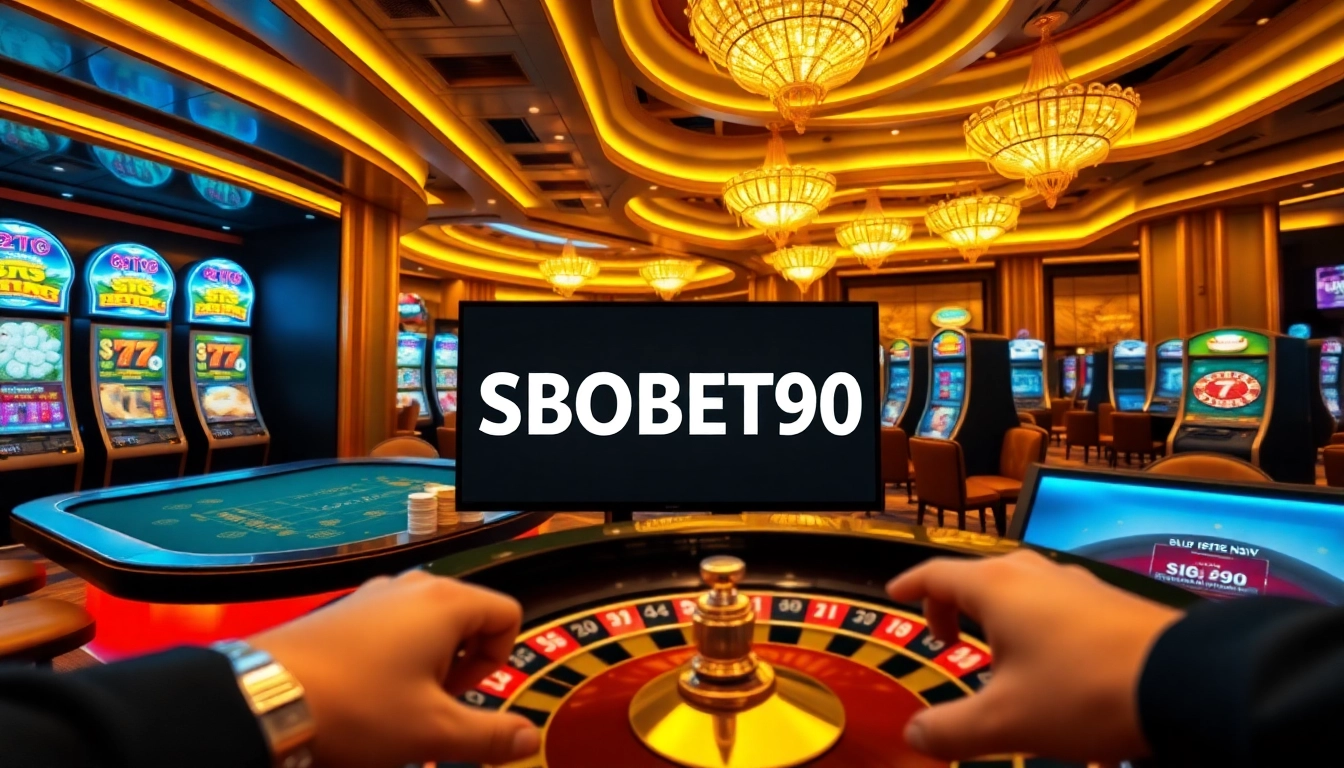 Experience thrilling betting excitement with SBOBET90 at a luxurious online casino.