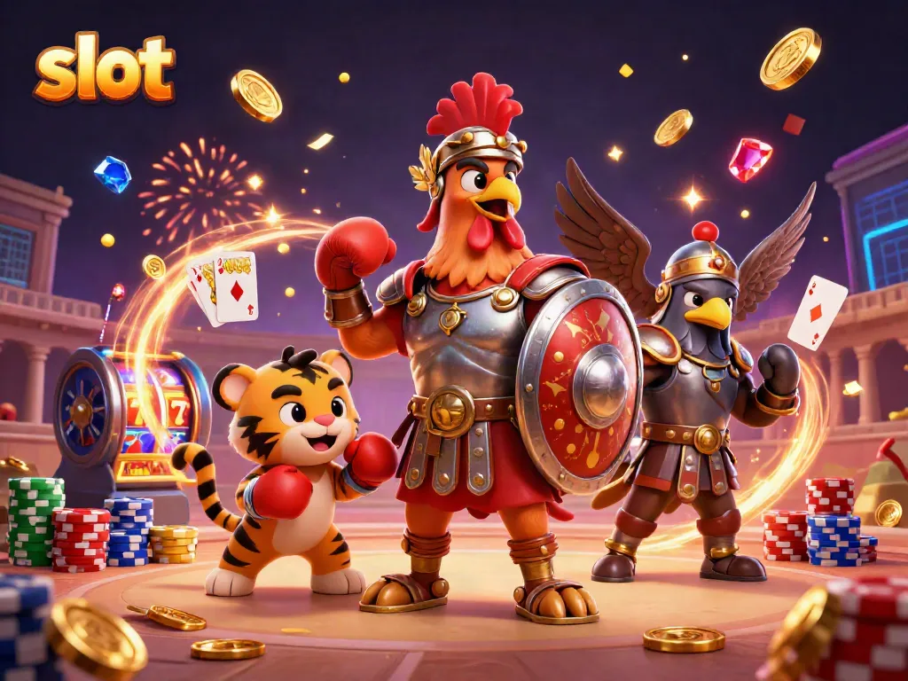 Slot memberikan pengalaman menarik dengan simbol keberuntungan dan koin emas yang berkilauan.