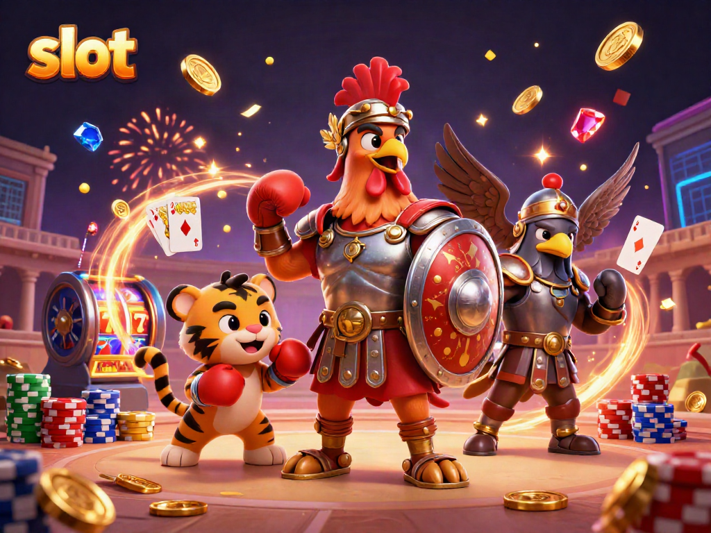 Slot memberikan pengalaman menarik dengan simbol keberuntungan dan koin emas yang berkilauan.