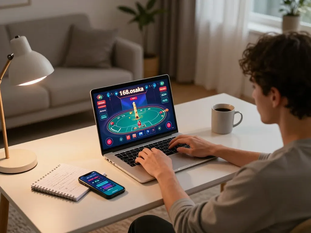Engaging online casino gameplay on f168.osaka interface showcasing vibrant poker action.