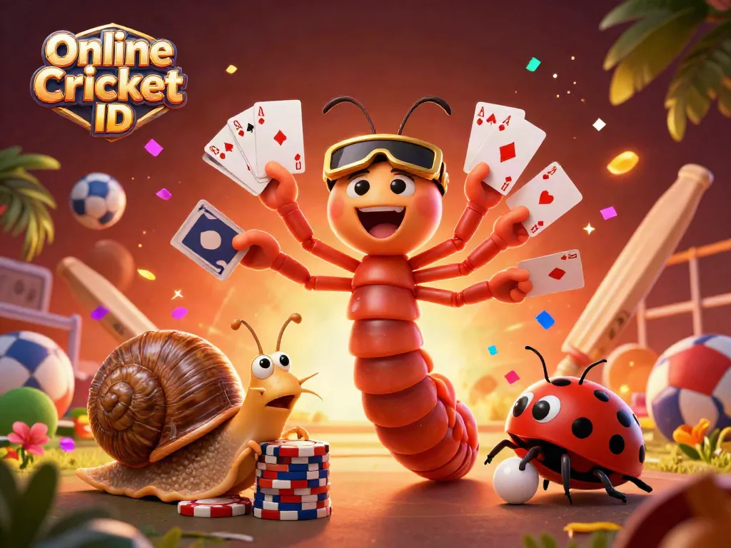 Engage with exciting Online Cricket ID betting through vibrant sports-themed digital art.