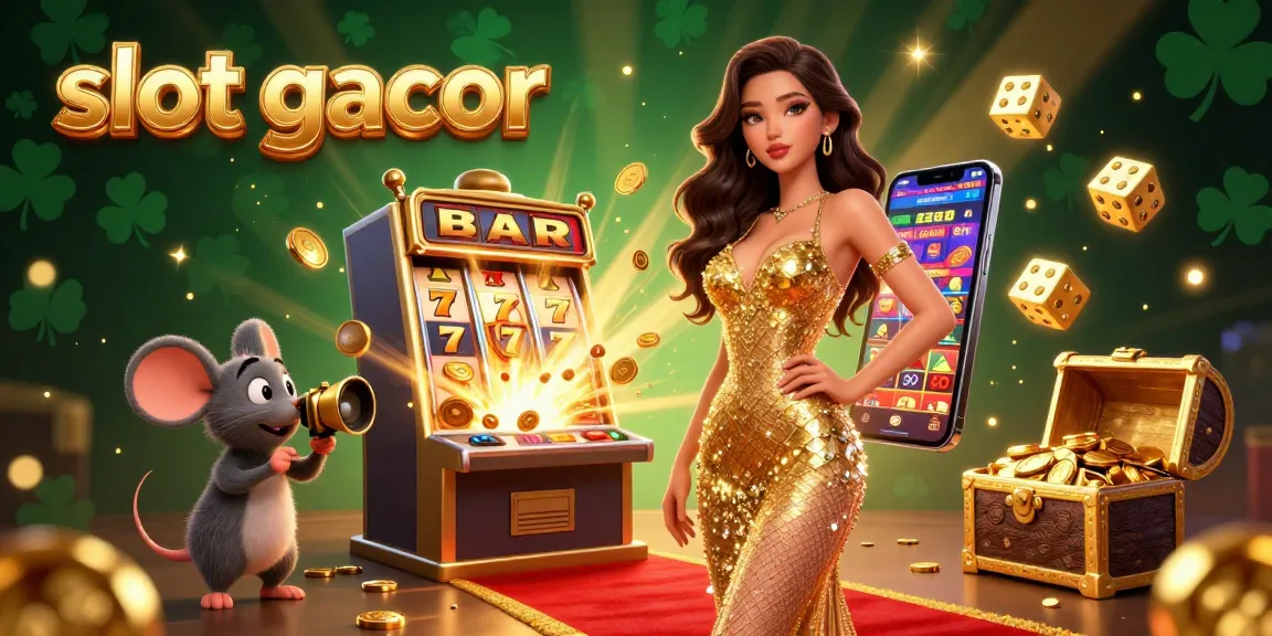 Win big with captivating slot gacor action featuring vibrant characters and casino elements.