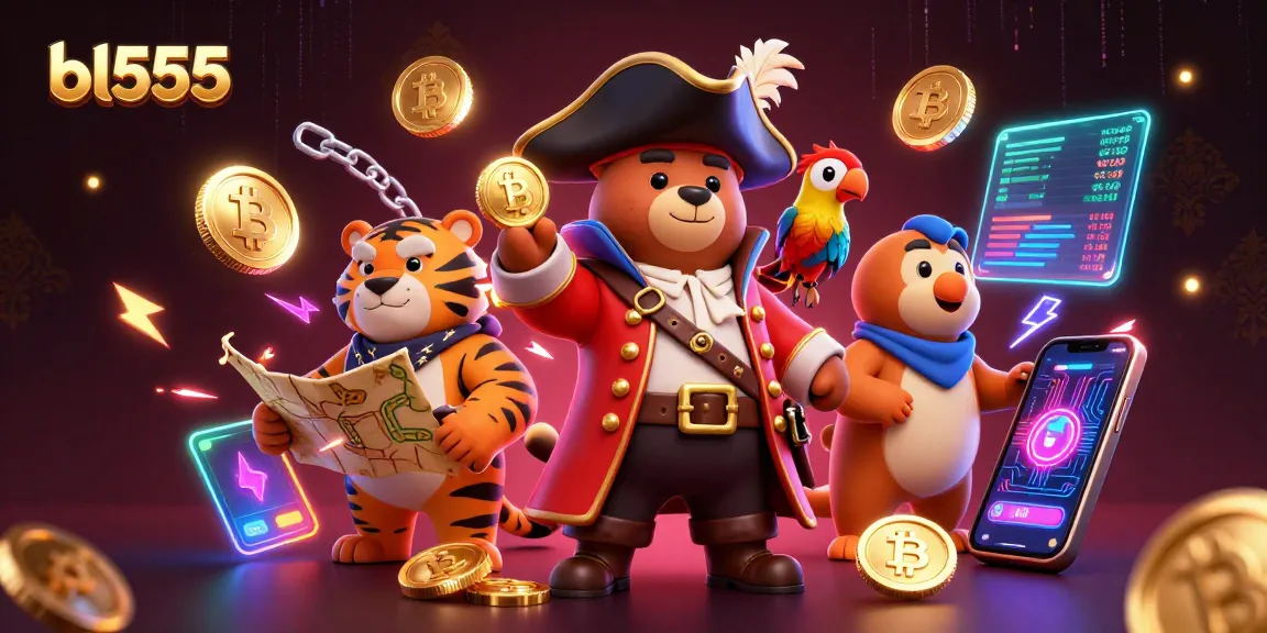 Engage in thrilling gameplay at bl555 with a colorful 3D pirate adventure theme.