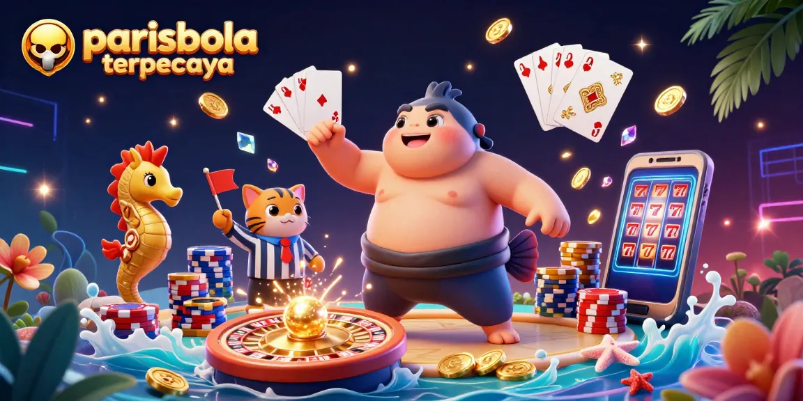Experience the excitement of parisbola terpercaya with colorful casino elements and engaging characters.