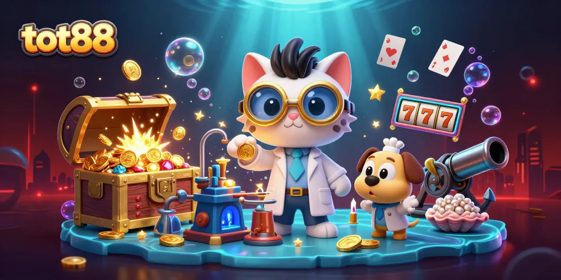 Experience tot88's thrilling casino adventure with vibrant characters and dynamic game elements!