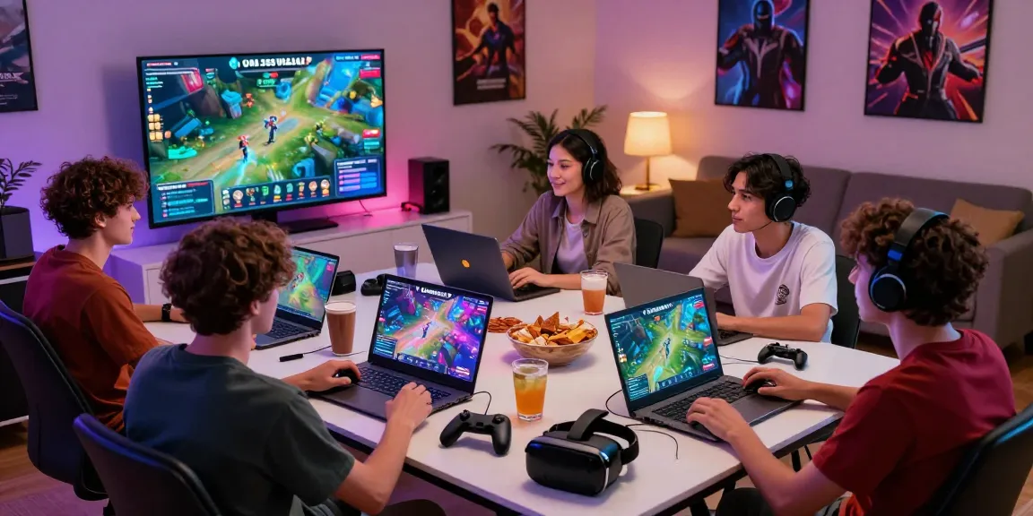 Engaging online gaming moment with friends using lotus365 platform in a lively living room.